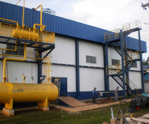 Sala de máquinas · Frigorífico Minerva Unidade de Campina Verde MG